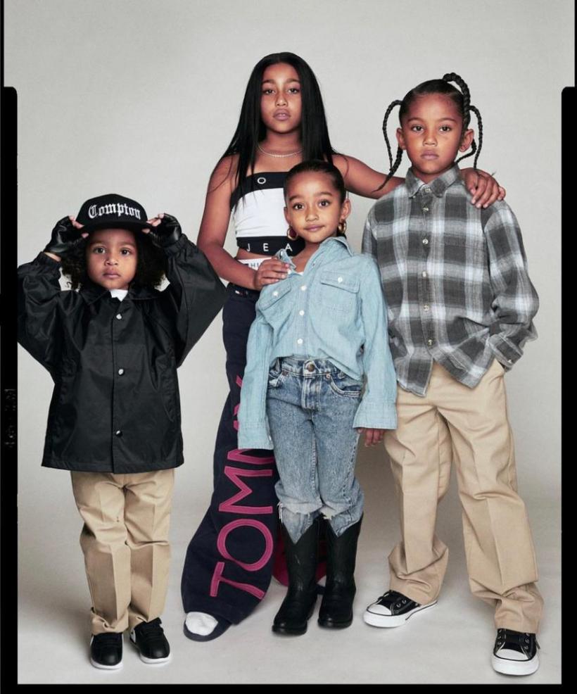 Cei 4 copii ai vedetei Kim Kardashian aduc un omagiu culturii pop de Halloween 18806137