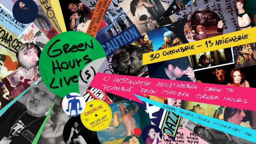 Inaugurarea expoziției multimedia GREEN HOURS LIVE(S): o incursiune în cei aproape 30 de ani de istorie Green Hours