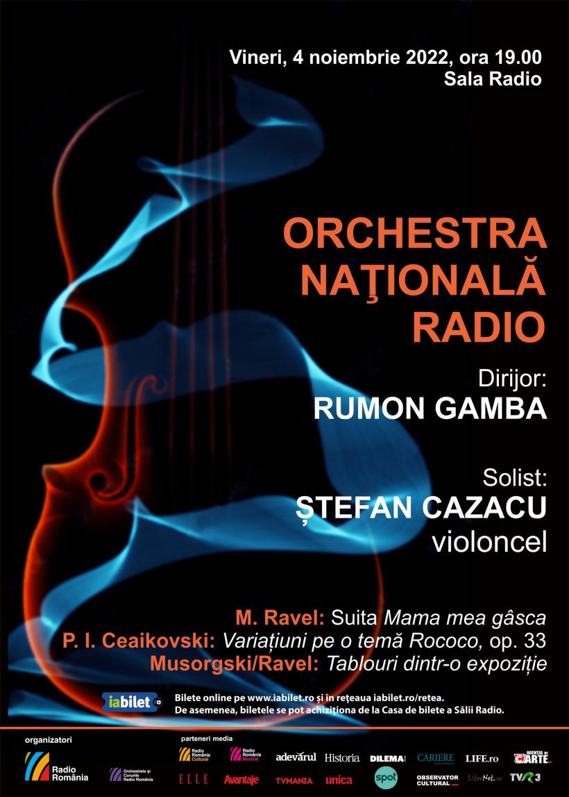 Violoncelistul ȘTEFAN CAZACU cântă CEAIKOVSKI la SALA RADIO