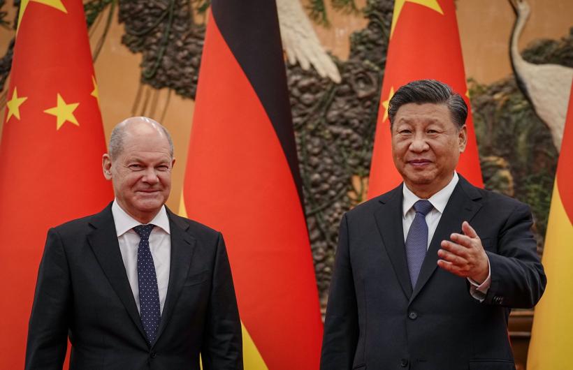 Olaf Scholz a prezentat priorităţile vizitei oficiale în China 18807187