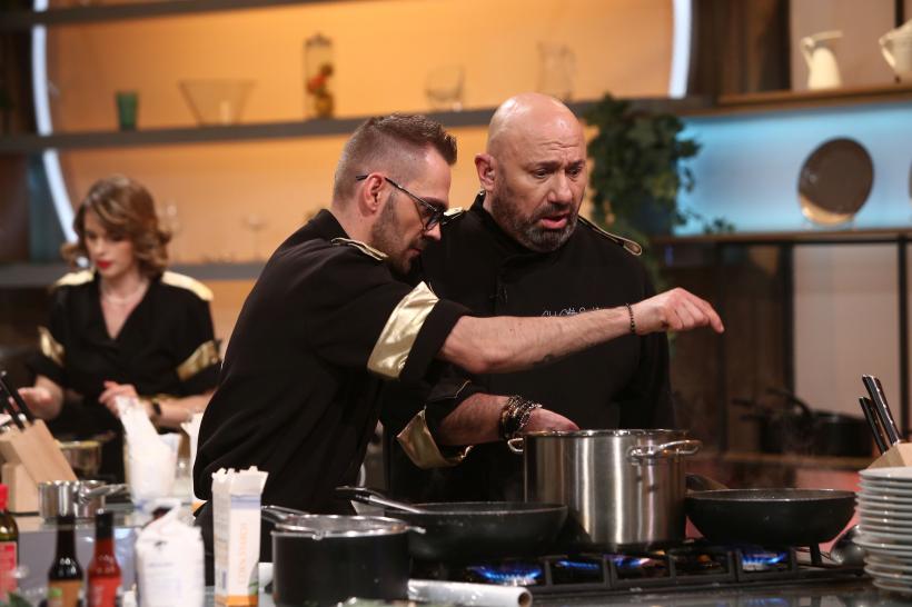 Chefi la cuțite, lider de piață și cu ediția de marți seară. NOSFE, din echipa lui Chef Florin Dumitrescu, a fost eliminat din competiție 18808199