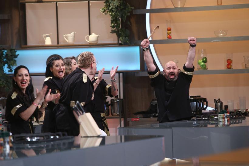 Chefi la cuțite, lider de piață și cu ediția de marți seară. NOSFE, din echipa lui Chef Florin Dumitrescu, a fost eliminat din competiție 18808204