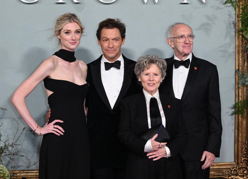 Mult așteptata premieră mondială a sezonului 5 din „The Crown” a avut loc la Londra. Imelda Staunton, Elizabeth Debicki și Jonny Lee Miller, vedetele care întruchipează familia regală 18808168