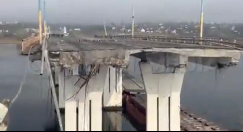 Podul Antonov a fost aruncat în aer!