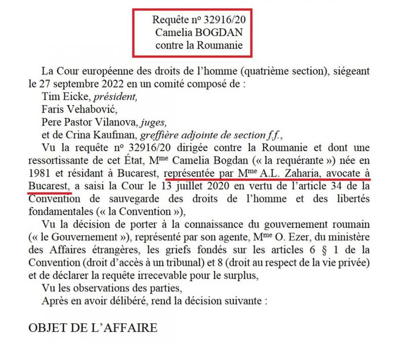 Judecătoarea Curții de Apel București, care se dădea avocat pentru Camelia Bogdan, dată pe mâna CSM 18809564