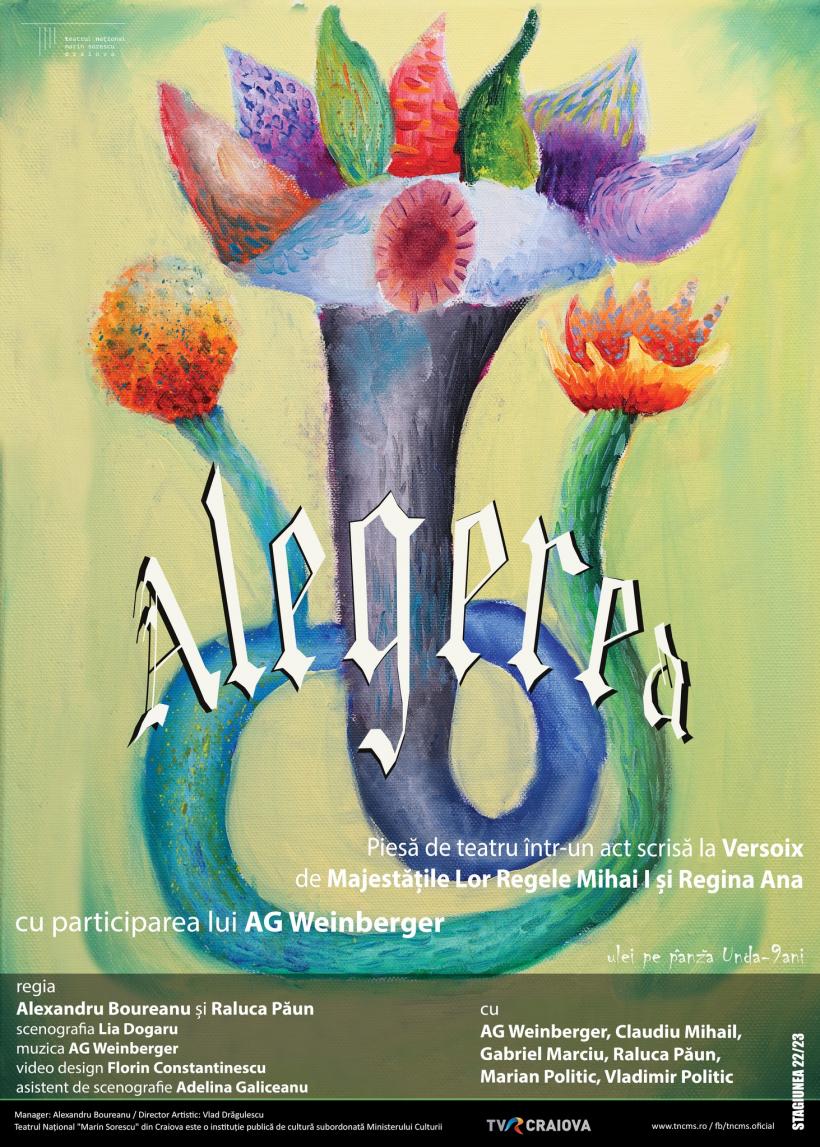 ALEGEREA - piesă de teatru scrisă de Majestățile Lor Regele Mihai I și Regina Ana, în premieră absolută la Teatrul Național „Marin Sorescu” din Craiova 18810016