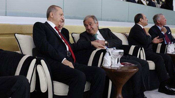 Președintele Turciei a dat mâna cu omologul egiptean, la Campionatul Mondial din Qatar 18810501