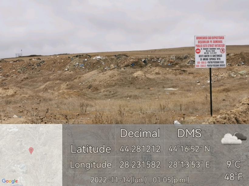 Primăria Mircea Vodă a fost amendată cu 100.000 de lei de Garda de Mediu Constanța 18811116