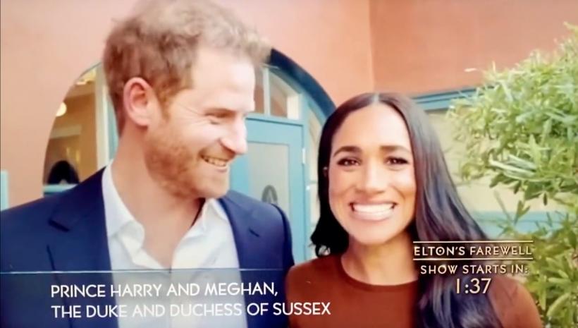 Prințul Harry și Meghan Markle, mesaj emoționant pentru Elton John 18811299