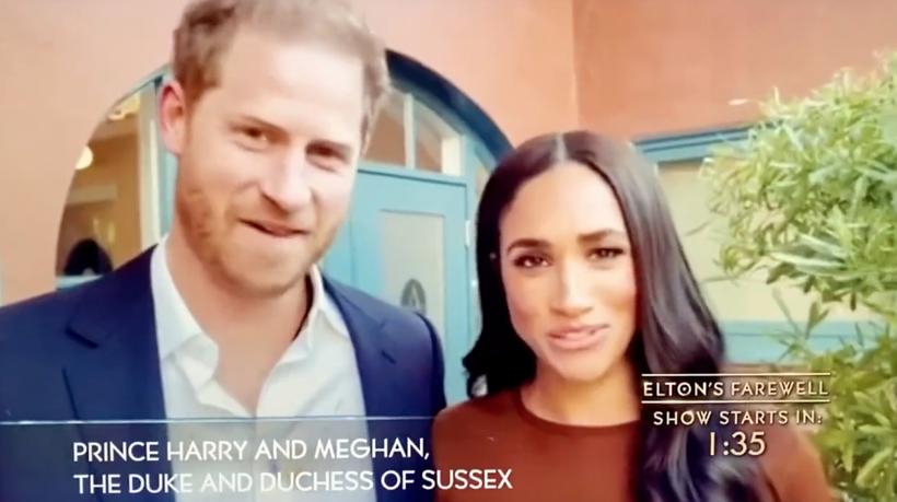 Prințul Harry și Meghan Markle, mesaj emoționant pentru Elton John 18811301