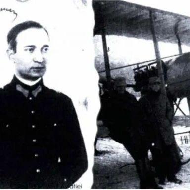 1918: Aviatorul Vasile Niculescu, autorul Zborului Marii Uniri, cu documentele la -40°C, într-o carlingă deschisă 18812255