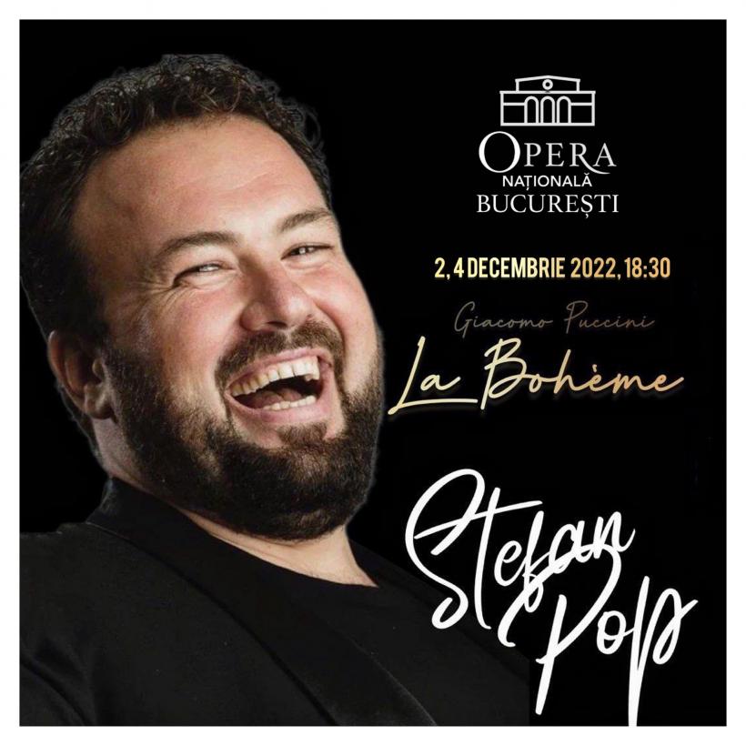 Ștefan Pop, de la Royal Opera House, pe scena Operei Naționale București la început de decembrie