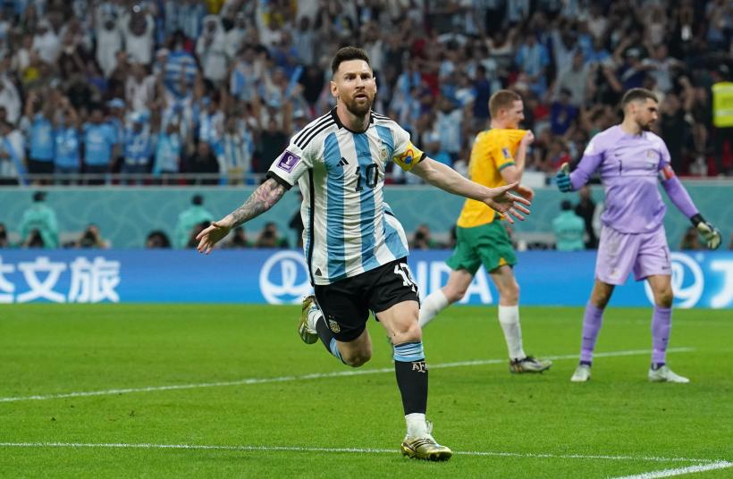 Messi sărbătorește meciul 1.000 al carierei cu gol și calificare în sferturile Cupei Mondiale 18813276