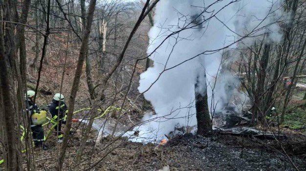 Un avion militar s-a prăbuşit în nord-estul Croaţiei