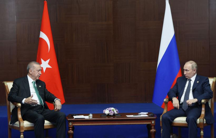 Discuție telefonică Putin-Erdogan. În prim plan se află exporturile de îngrășăminte rusești și crearea unui hub de gaze în Turcia