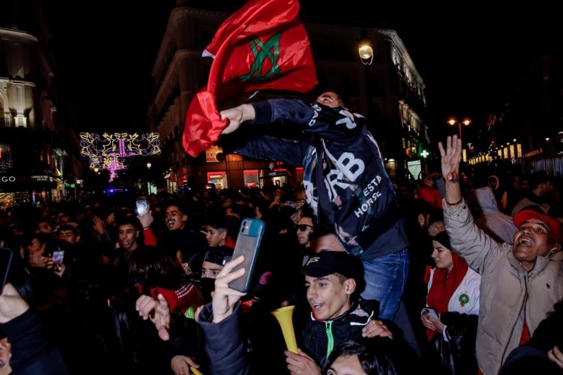 Incidente la Paris după victoria Marocului: 42 de arestări 18814575