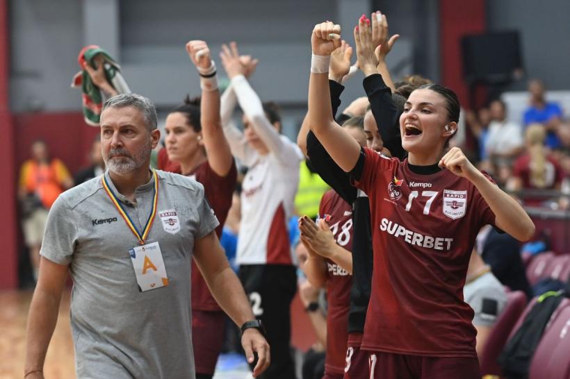 Senzațional. Rapid București învinge pe Gyor, de 5 ori campioana Europei, în Liga Campionilor la handbal feminin