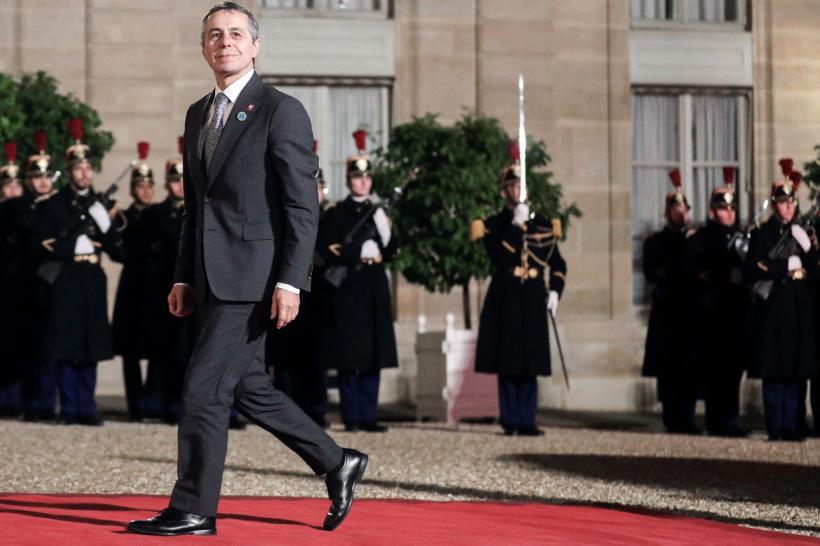Președintele Elveției vine în România. Va fi primit de Klaus Iohannis la Palatul Cotroceni