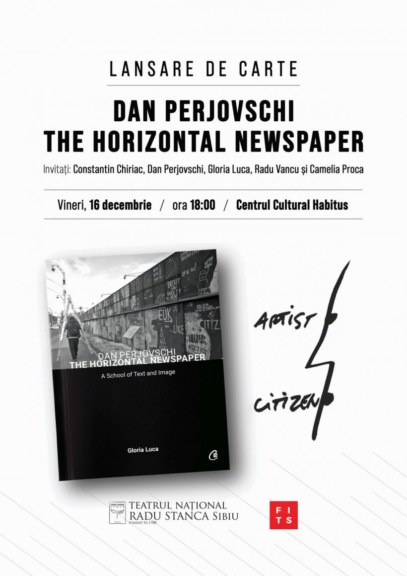 Lansare de carte – „Dan. Perjovschi. The Horizontal Newspaper. A School of Text and Image”