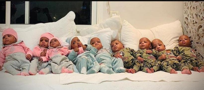 Nonupleți: Singurii 9 gemeni din lume au ajuns acasă!  18815098