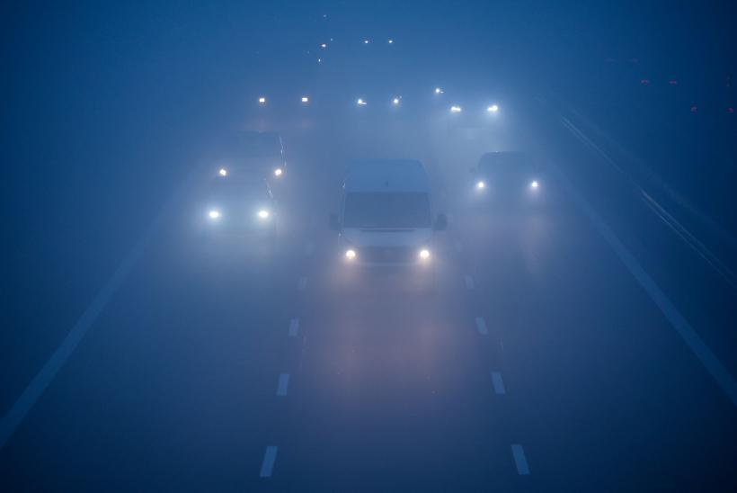 Atenție! Este ceață densă pe autostrada București-Pitești