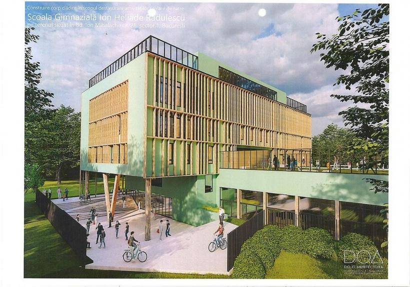 Școala Gimnazială „Ion Heliade Rădulescu”, extinsă pe un teren al ADP Sector 1 18816891