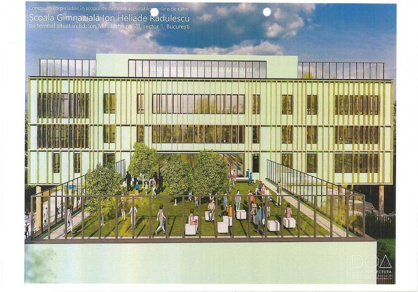 Școala Gimnazială „Ion Heliade Rădulescu”, extinsă pe un teren al ADP Sector 1 18816894
