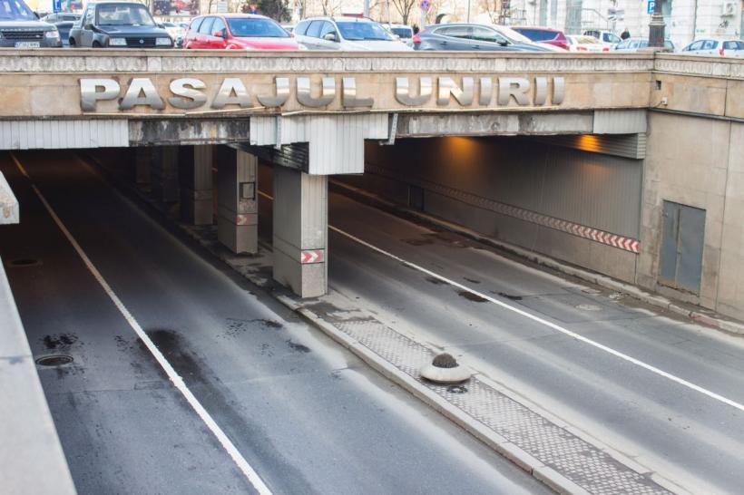 Brigada Rutieră: Traficul rutier este restricționat în zona Pasajului Unirii