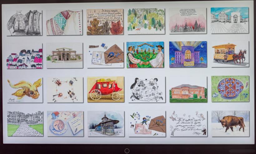 Modele unicat de cărți poștale despre identitatea națională, scoase la vânzare de Poșta Română 18817013