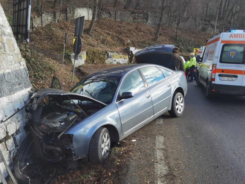 Accident pe DN 1, în Posada. Trafic restricționat pe sensul de mers spre Brașov