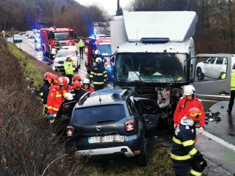 Accident mortal în Brașov. Trafic restricționat pe DN 1