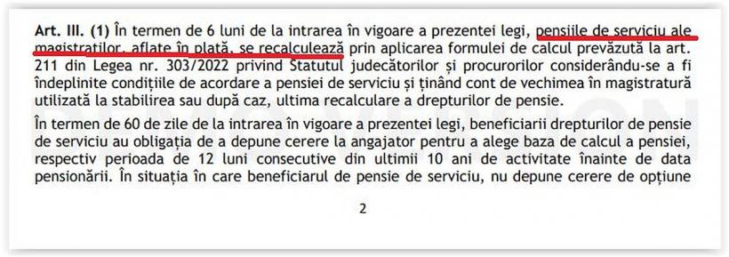Pensia specială, transformată în pensie superspecială pentru judecătorii CCR, procurorul general și capii DNA sau DIICOT  18817154