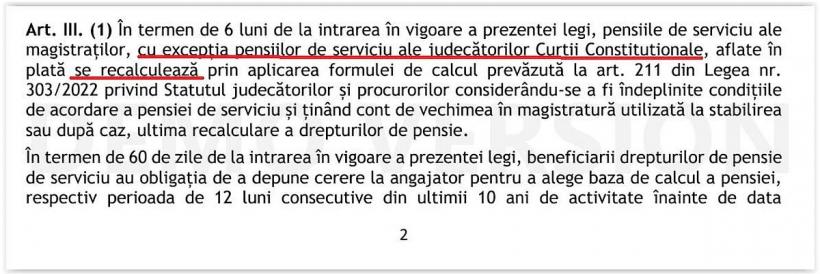 Pensia specială, transformată în pensie superspecială pentru judecătorii CCR, procurorul general și capii DNA sau DIICOT  18817155