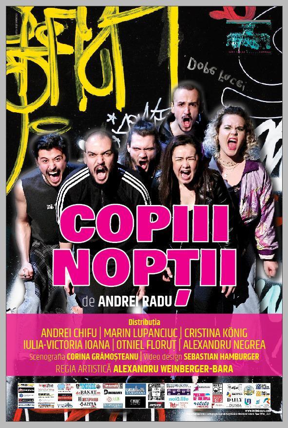 Revelion la teatru: COPIII NOPȚII, reprezentație extraordinară, sâmbătă, 31 decembrie