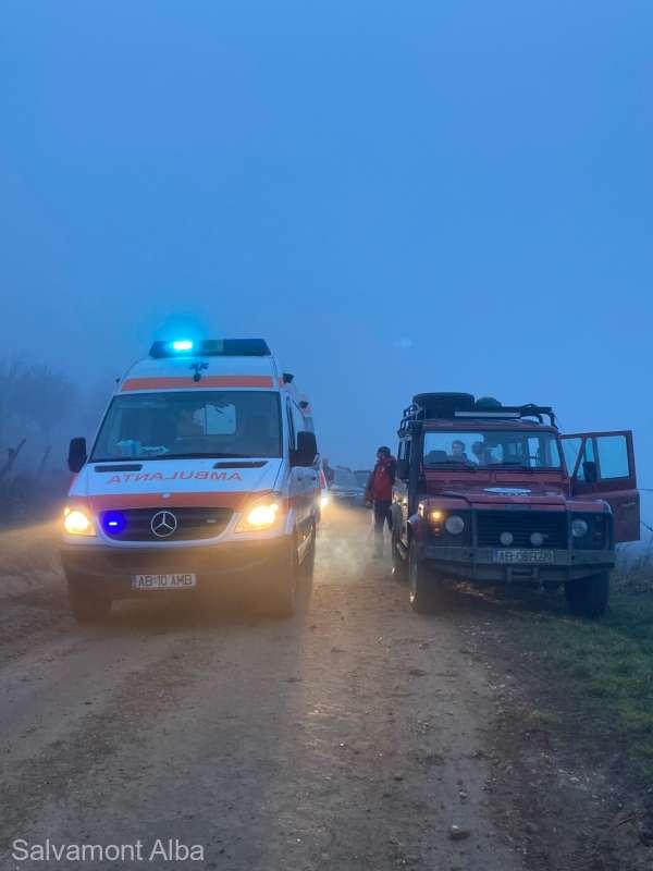 Tânăr accidentat după ce a căzut de pe motocicleta de teren la Piatra Craivii, în județul Alba 18818220