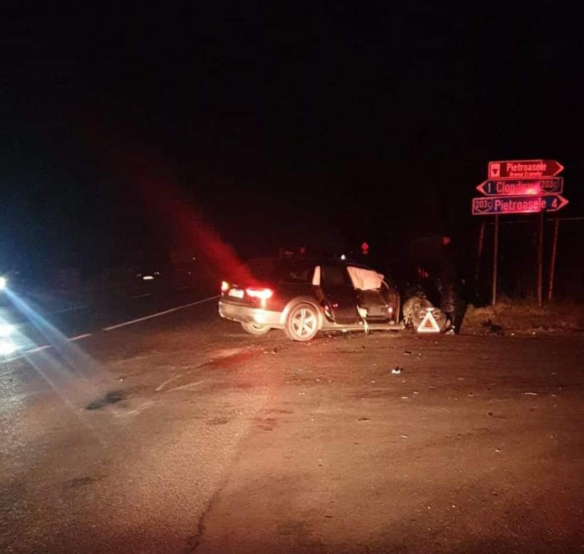 Accident pe DN1B, în județul Buzău. Patru persoane au fost rănite