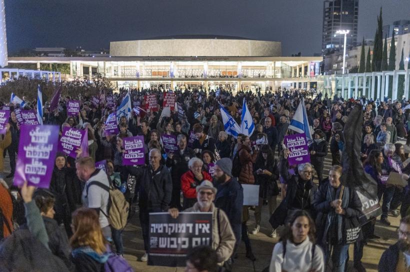 Marș contra lui Netanyahu la Tel Aviv