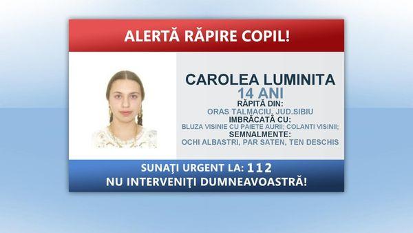 UPDATE Fata de 14 ani răpită din Sibiu, găsită în Brașov. Patru bărbați au fost reținuți de poliție