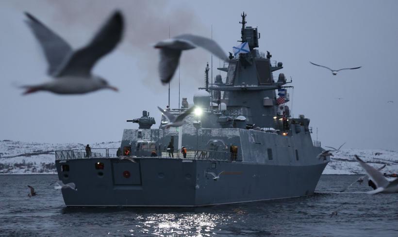 Fregata "Amiral Gorskov" a efectuat exerciții în Marea Norvegiei 18819530