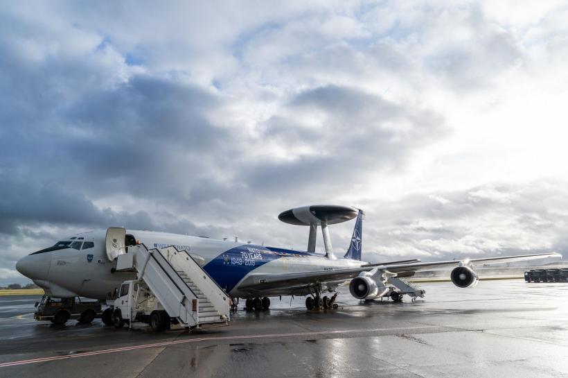 Avioanele AWACS sosesc marți în România. Acestea vor face zboruri de supraveghere pe teritoriul NATO