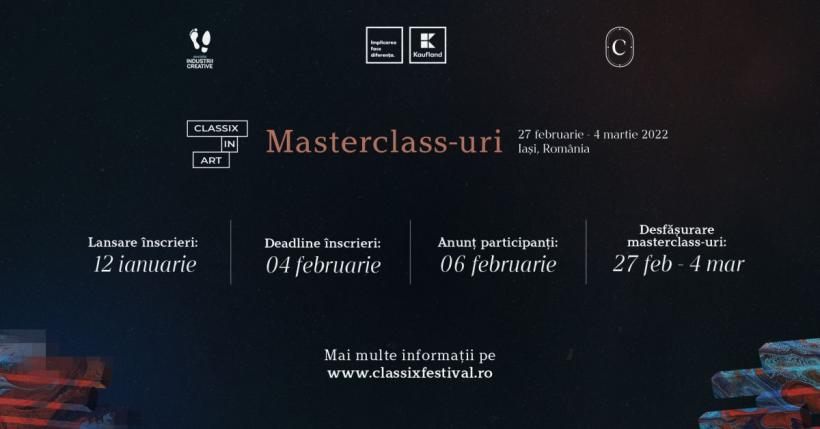 Classix Festival lansează programul de masterclass-uri Classix in Art 2023 18820190