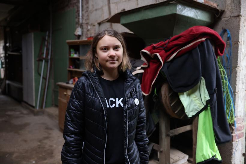Greta Thunberg se alătură protestului din satul german față de extinderea minei de cărbune