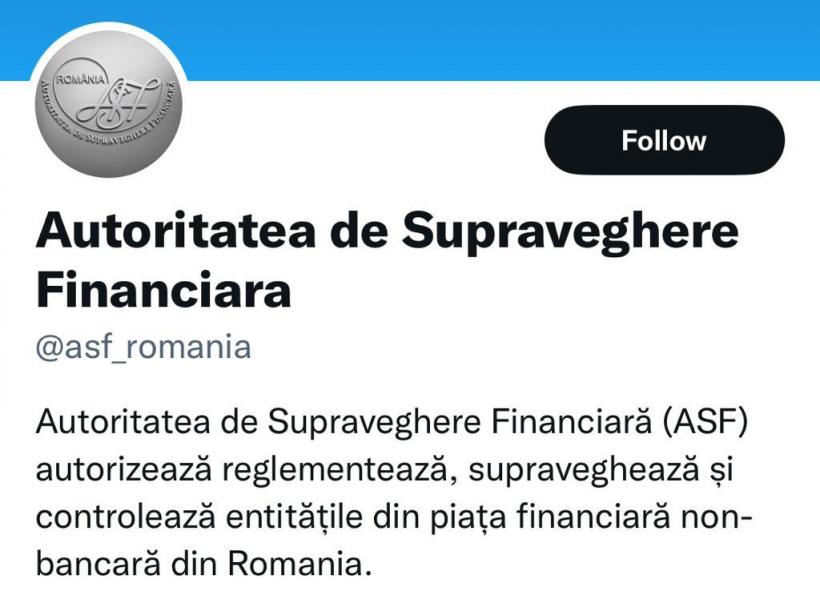 Autoritatea de Supraveghere Financiară şi-a făcut conturi pe Instagram, Twitter şi Tik-Tok 18820966