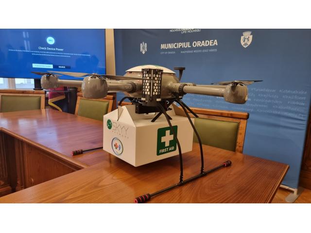Proiect UNIC în România. Probele biologice vor fi transportate cu dronele la Oradea. Testul a fost efectuat cu succes