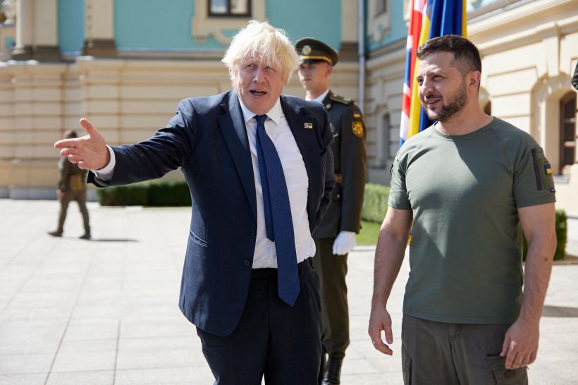 Boris Johnson a ajuns din nou la Kiev: Marea Britanie va fi alături de Ucraina atât timp cât va fi nevoie 18821677