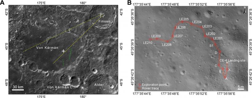 China a publicat fotografii de pe partea întunecată a Lunii 18821633