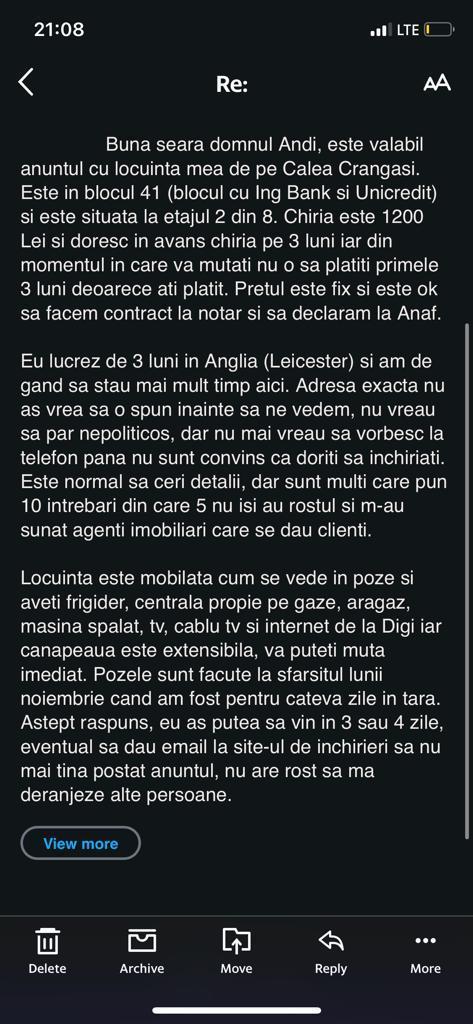 Înşelăciunile cu închirieri de locuinţe, noua provocare a escrocilor 18821655