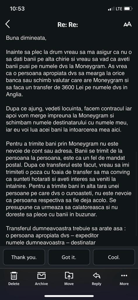Înşelăciunile cu închirieri de locuinţe, noua provocare a escrocilor 18821657