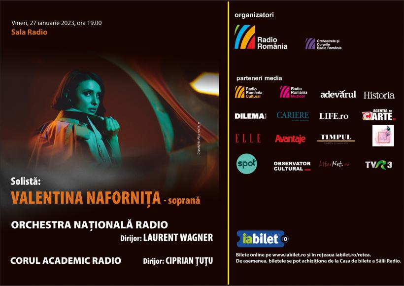 Soprana Valentina Naforniță, invitată specială la Sala Radio 18822287