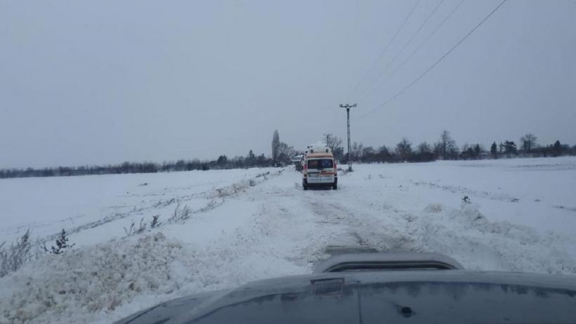 IGSU: Intervenții în 60 de localități, din cauza vremii severe. Patru gravide, blocate în mașini 18822744